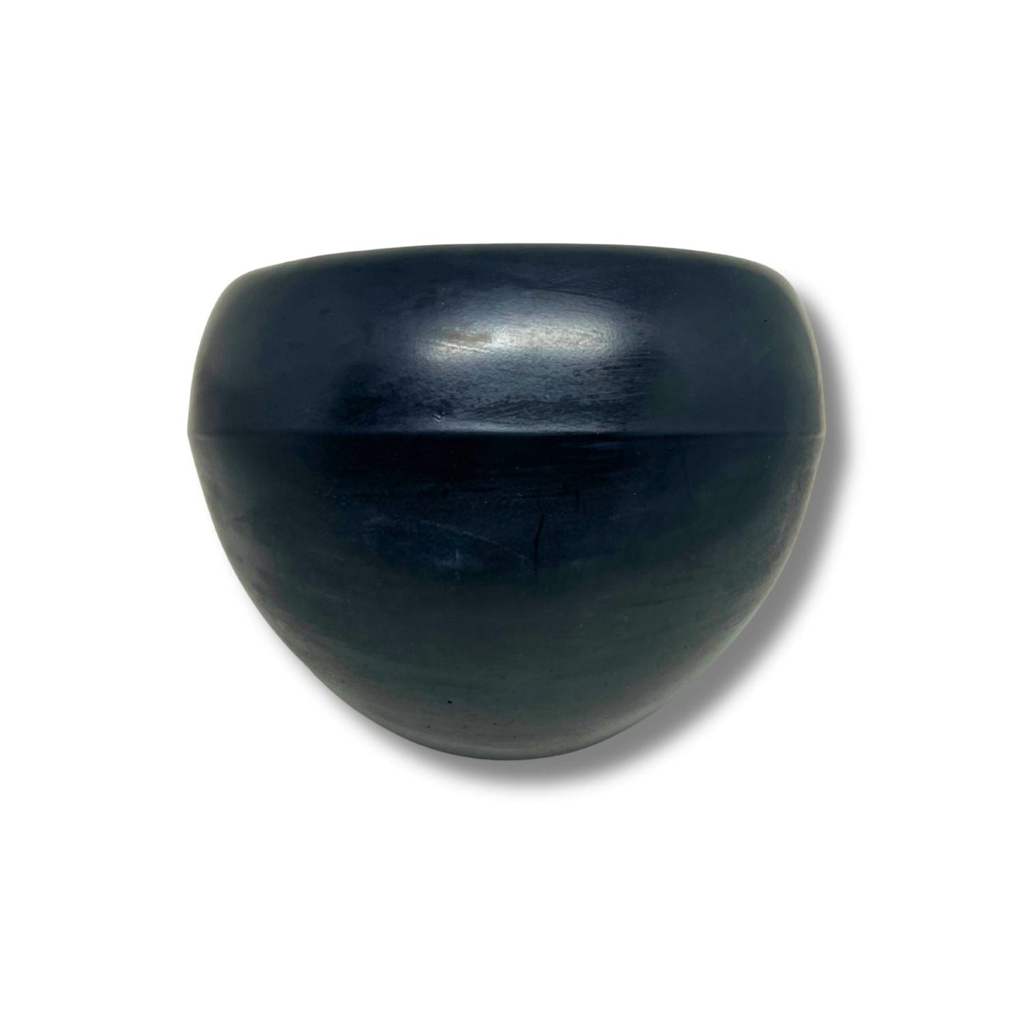 Solid Black Large Sphere Concrete Cigar Ashtray
