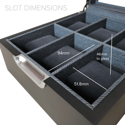 Modern 6-Slot Watch Box