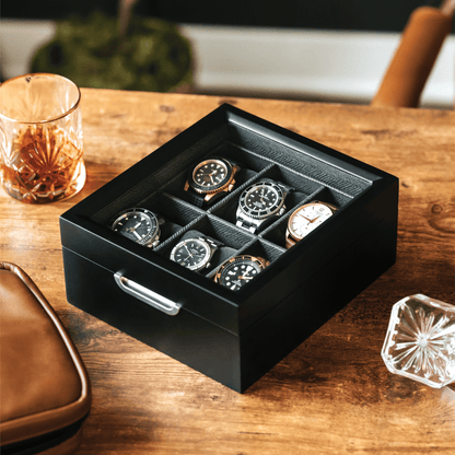 Modern 6-Slot Watch Box