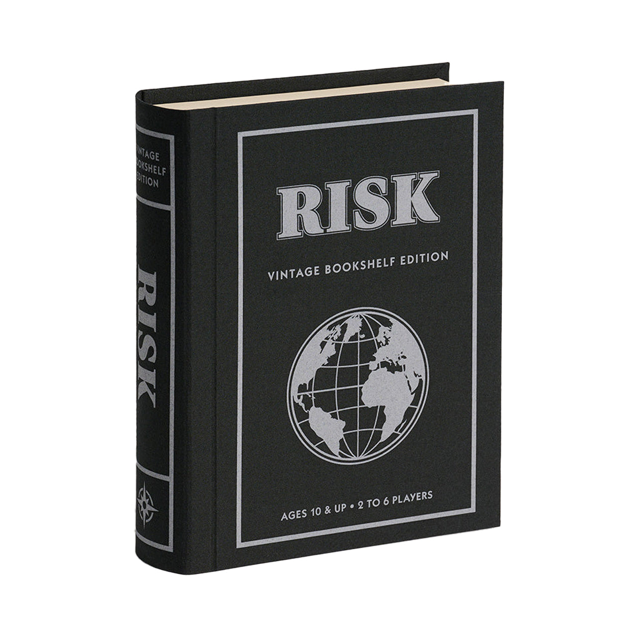 Vintage-Bücherregal-Spiele