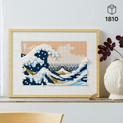 LEGO Hokusai The Great Wave Wall Art