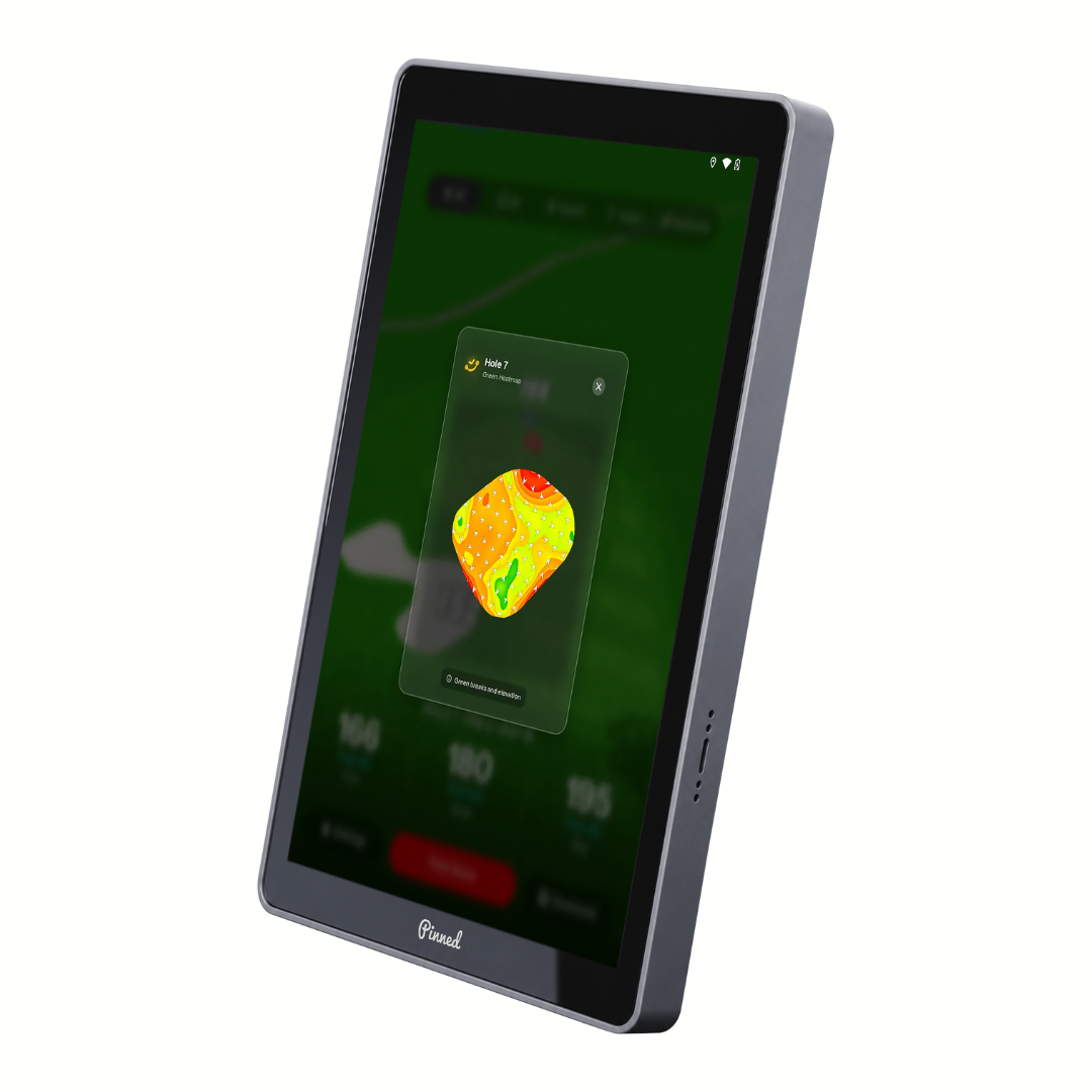 Pinned Golf The Caddie GPS Tablet