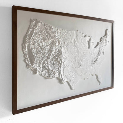 USA 3D Raised Relief Map