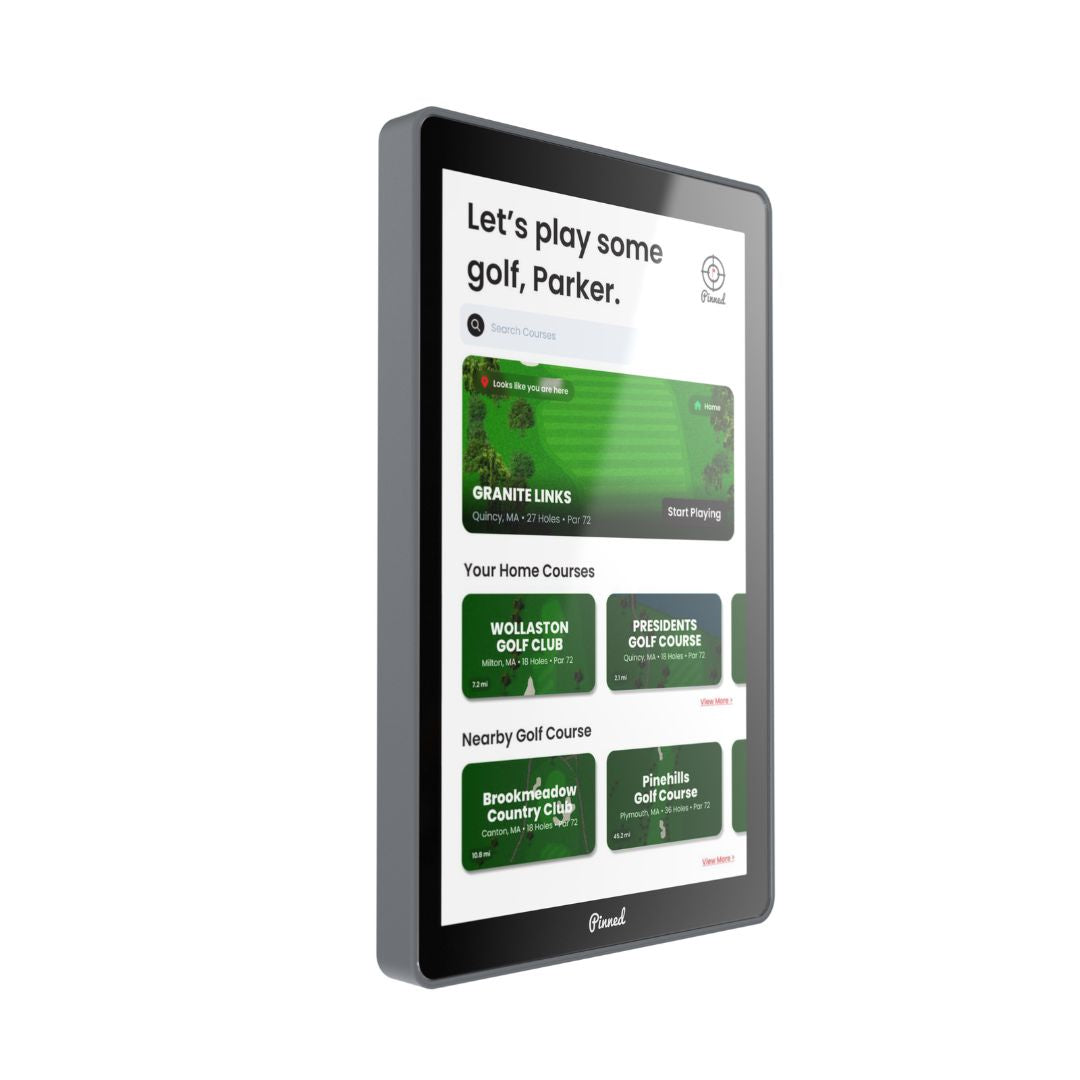 Pinned Golf The Caddie GPS Tablet