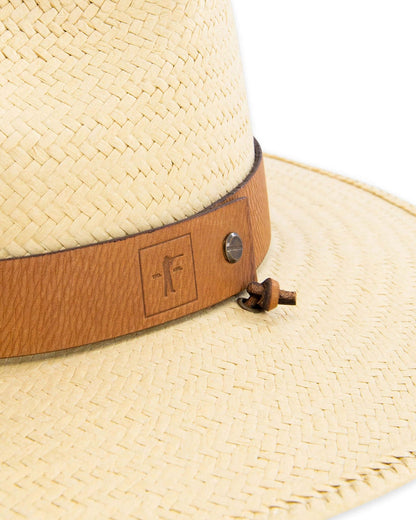 Brimmed Field Hat - Burlap Straw