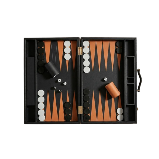 Leather Backgammon Set
