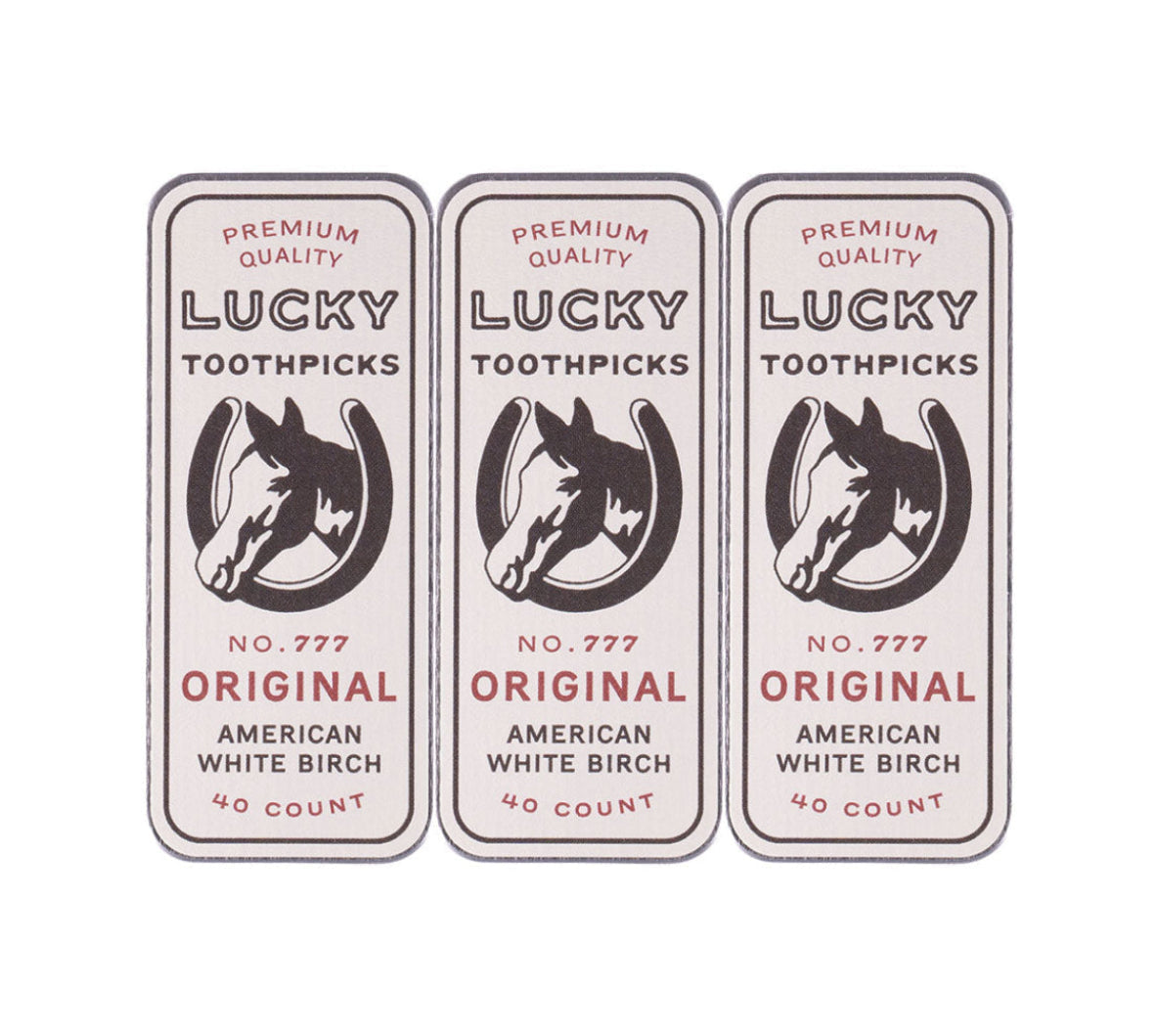 Lucky Original White Birch Toothpicks