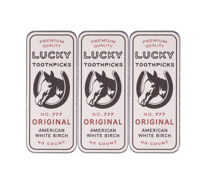 Lucky Original White Birch Toothpicks