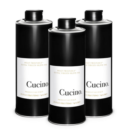 Heat Friendly Extra Virgin Olive Oil Cucino 3x750ml