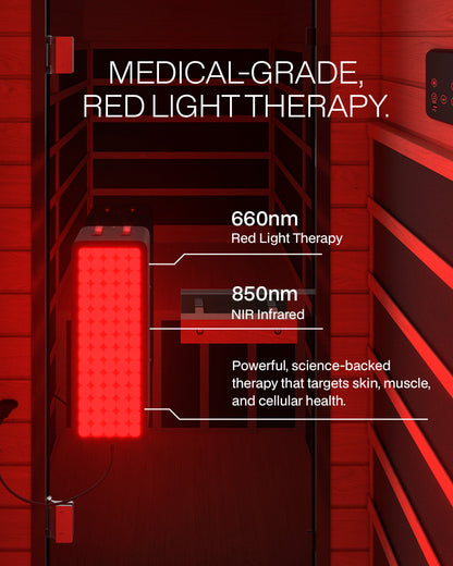 SaunaBox Solara Full Spectrum Infrared Sauna
