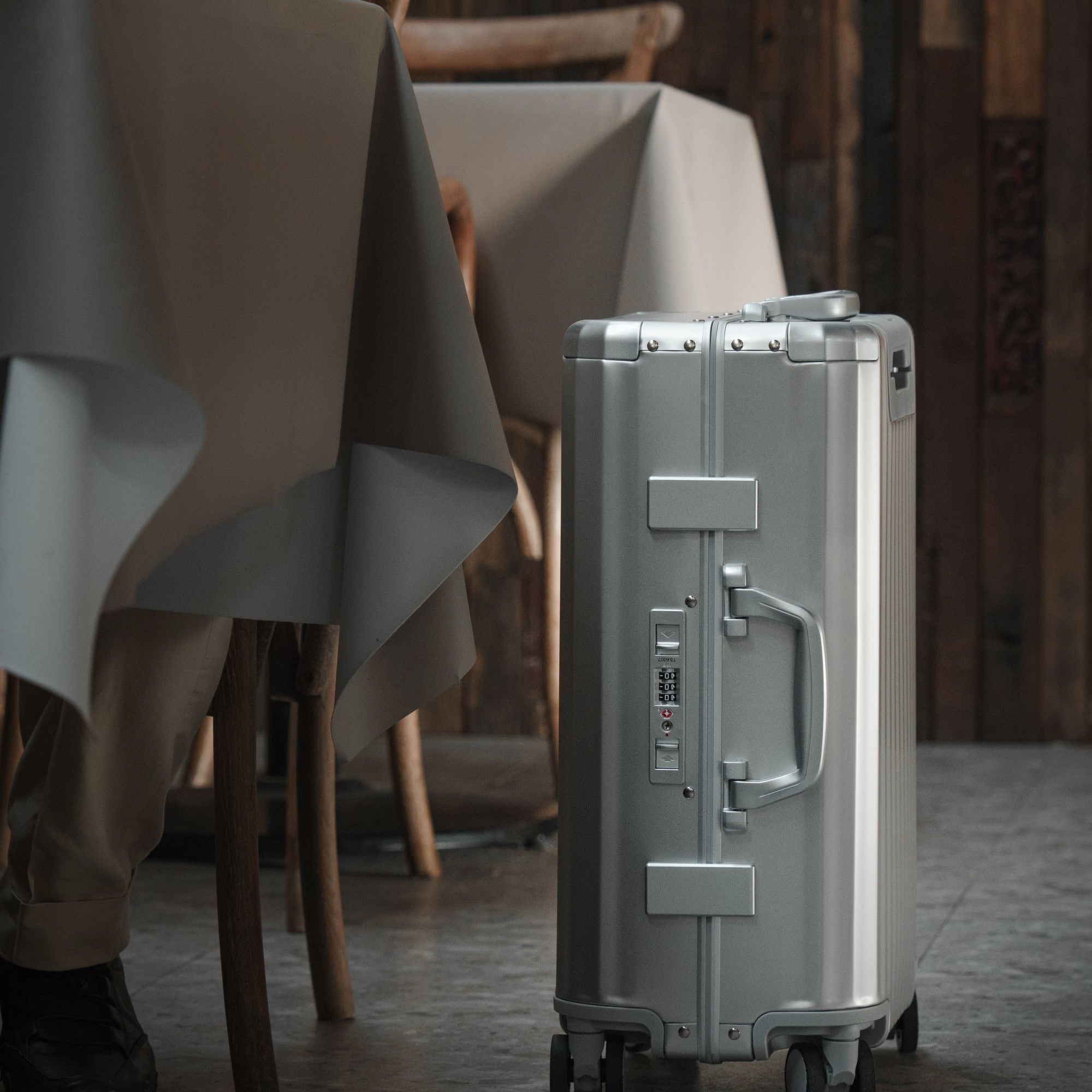 MVST SPACE Aluminum Silver Suitcase | Uncrate Supply