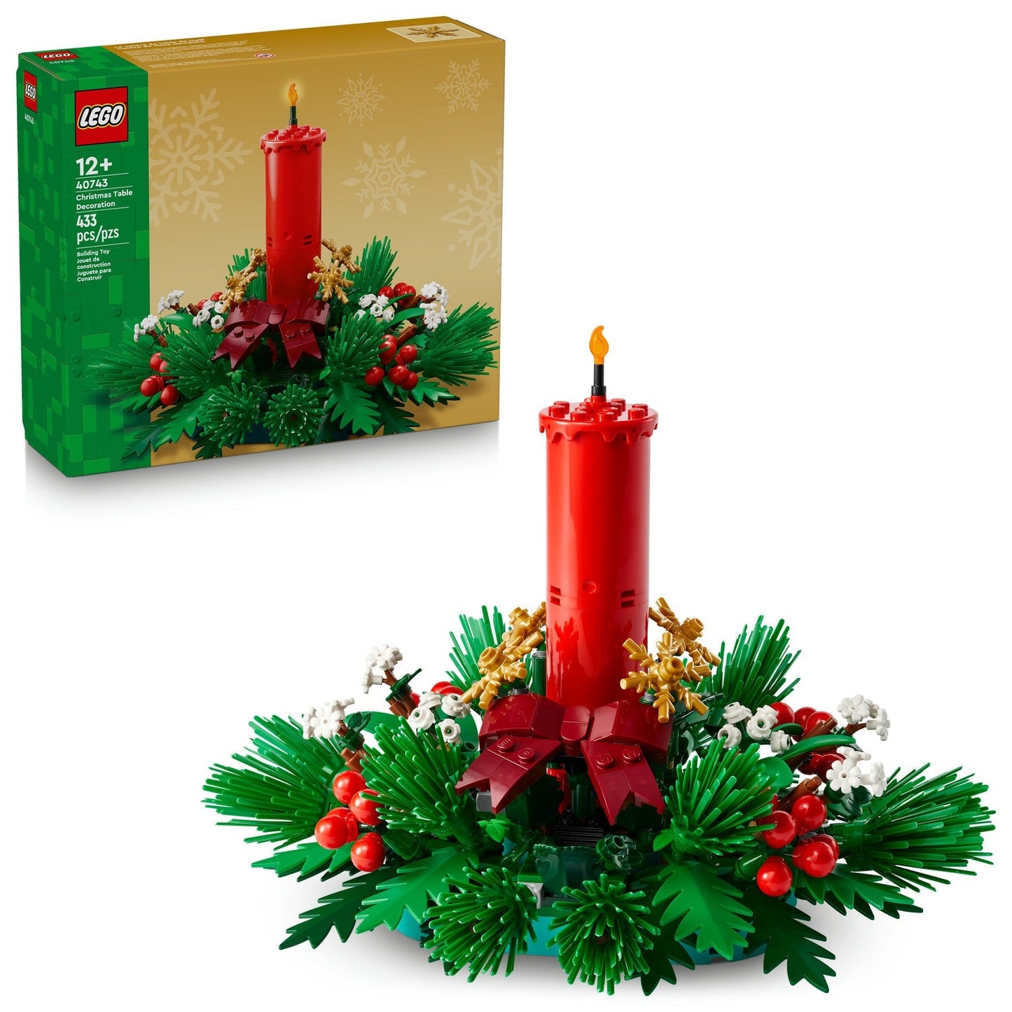 LEGO Icons Christmas Table Decoration