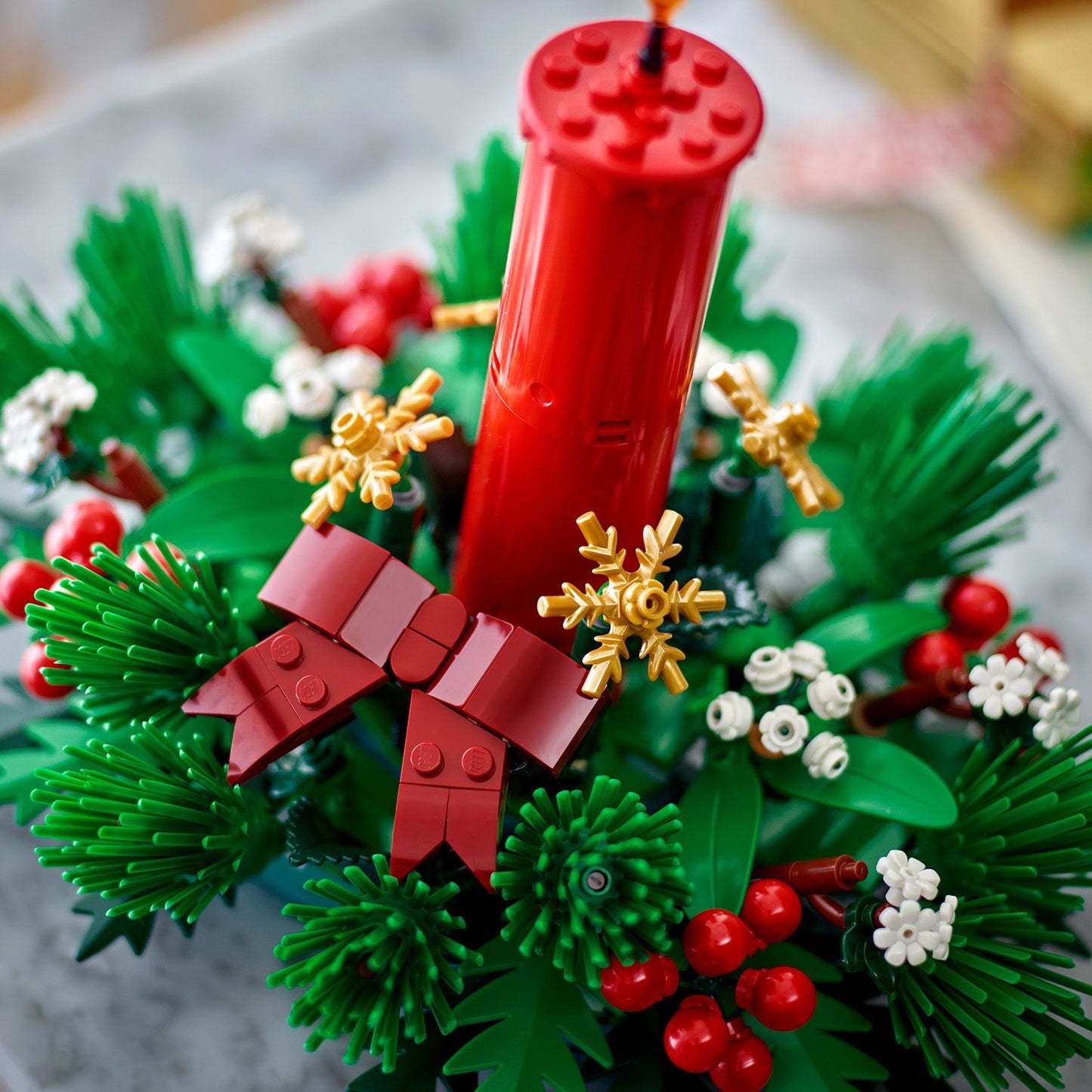 LEGO Icons Christmas Table Decoration