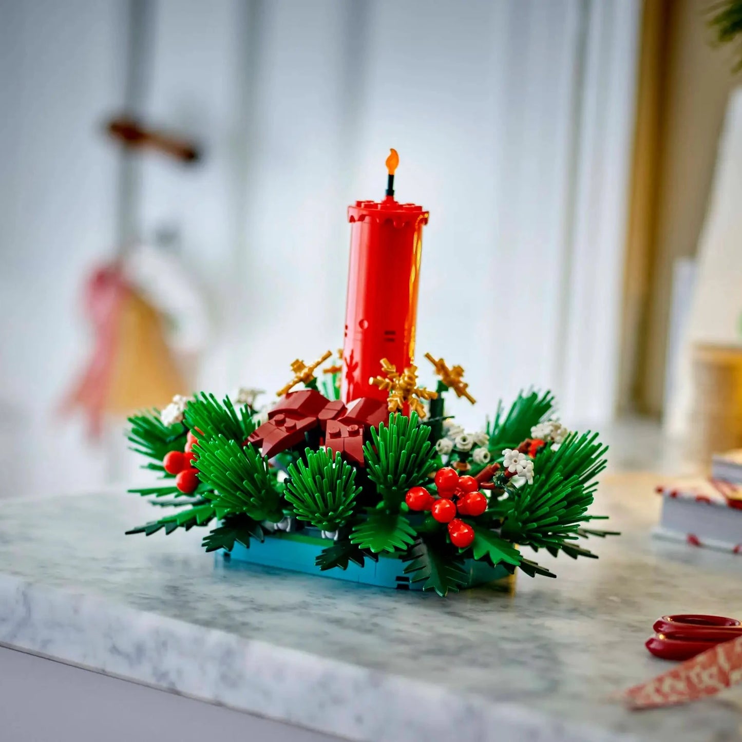 LEGO Icons Christmas Table Decoration