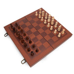 Camden Travel Chess Set - Saddle