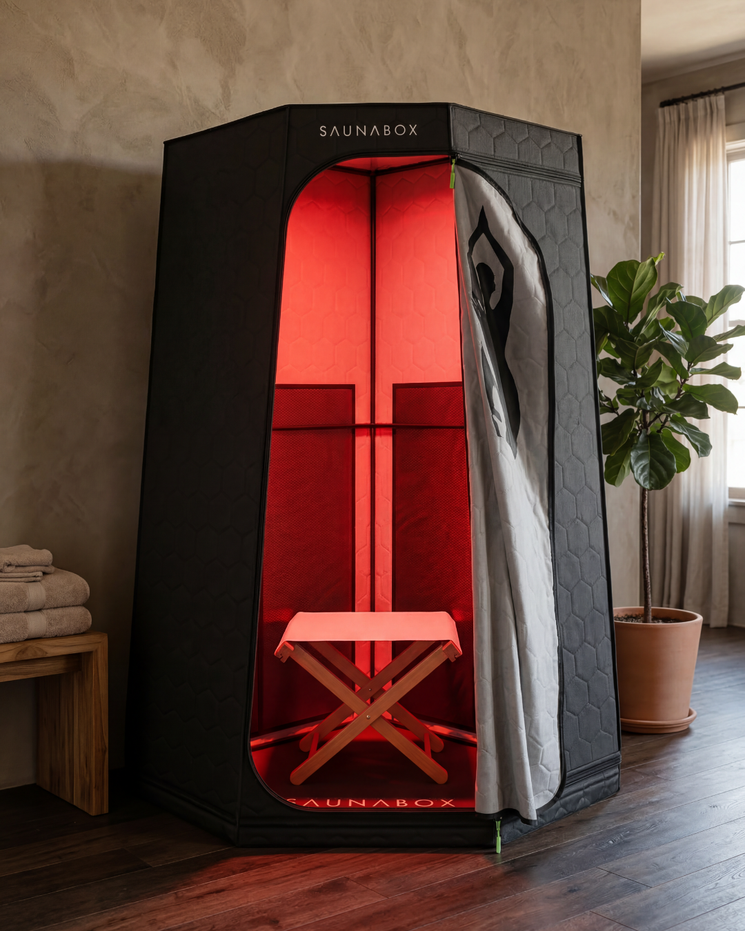 SaunaBox Pulse PRO Infrared Sauna with Red-light Therapy