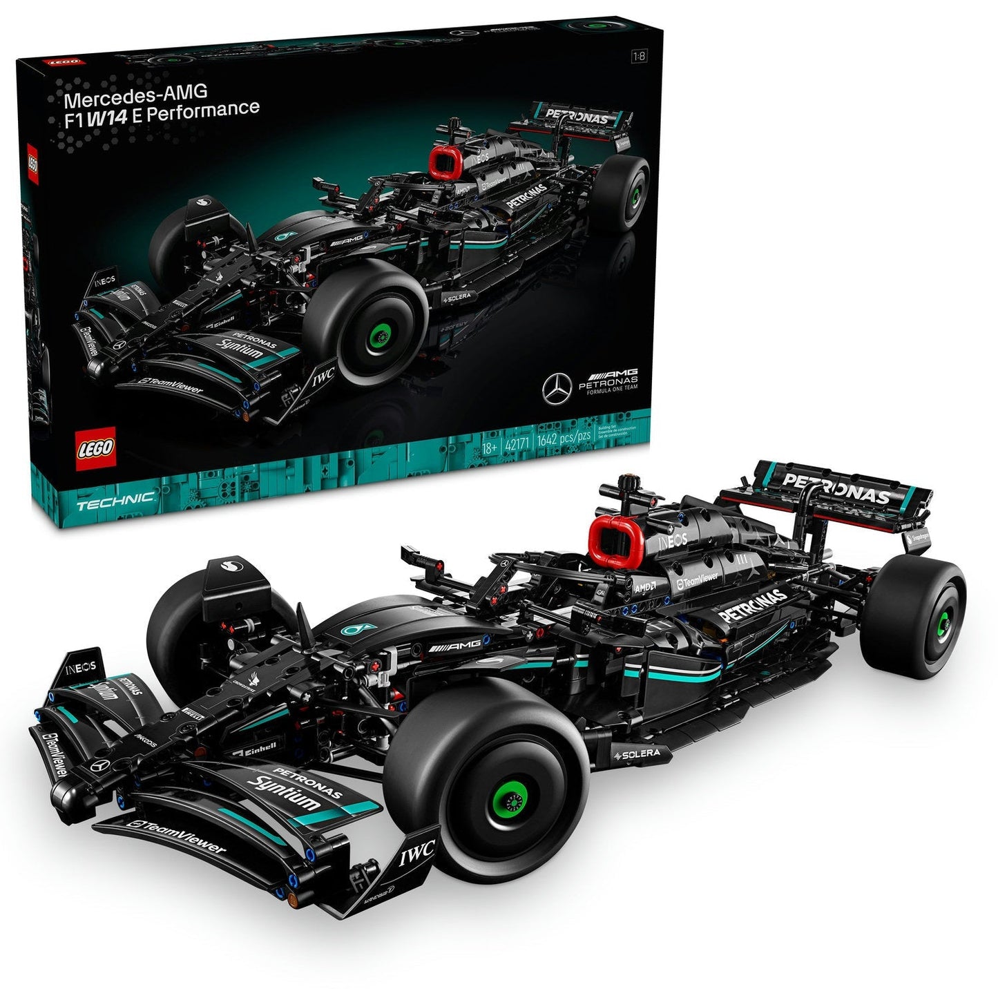 LEGO Mercedes-AMG F1 W14 E Race Car