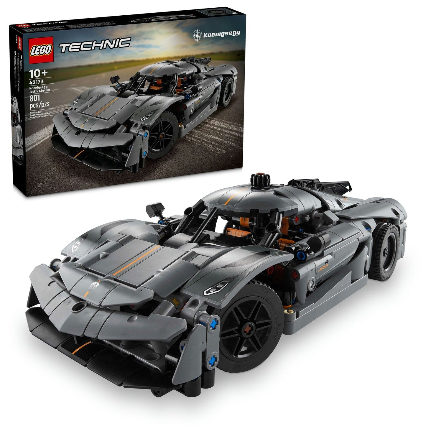 LEGO Koenigsegg Jesko Absolut Grey Hypercar