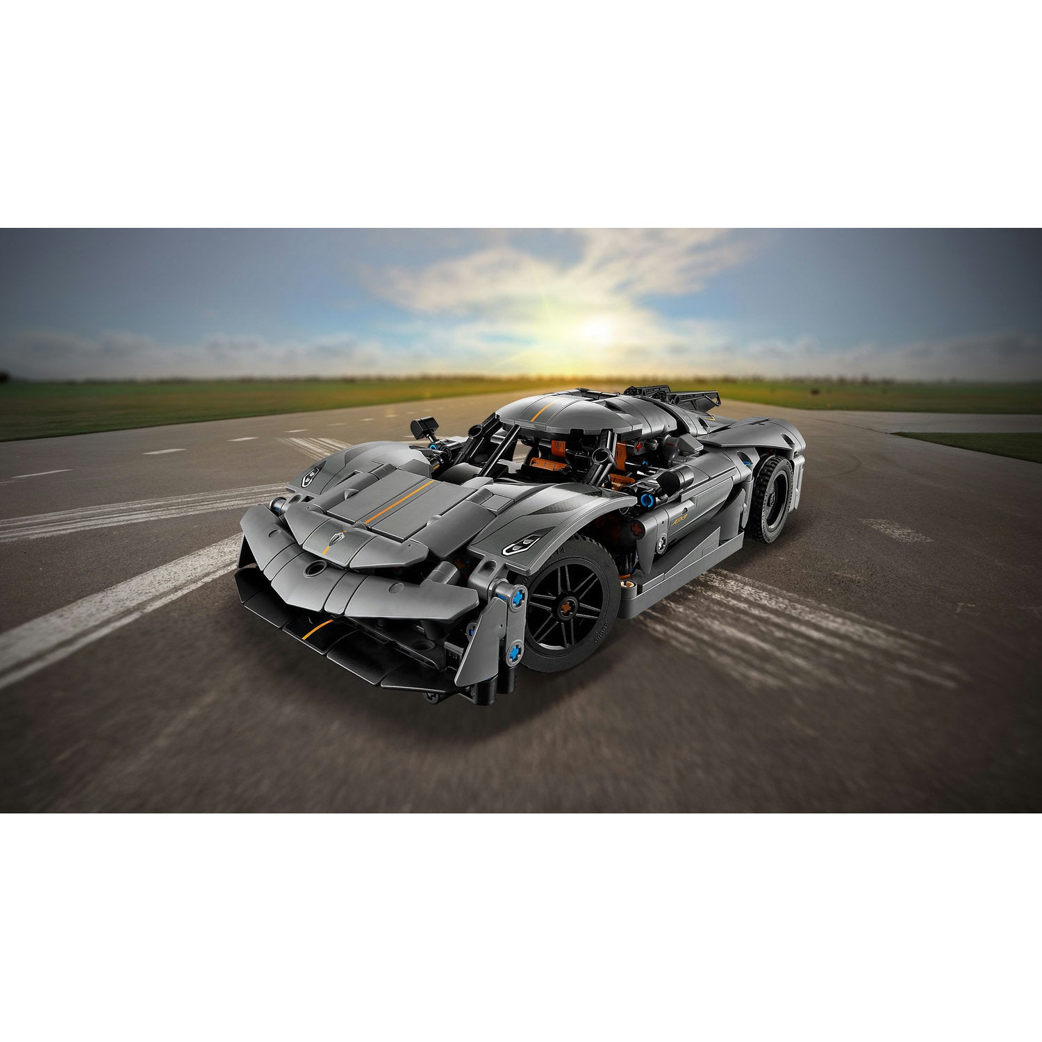 LEGO Koenigsegg Jesko Absolut Grey Hypercar