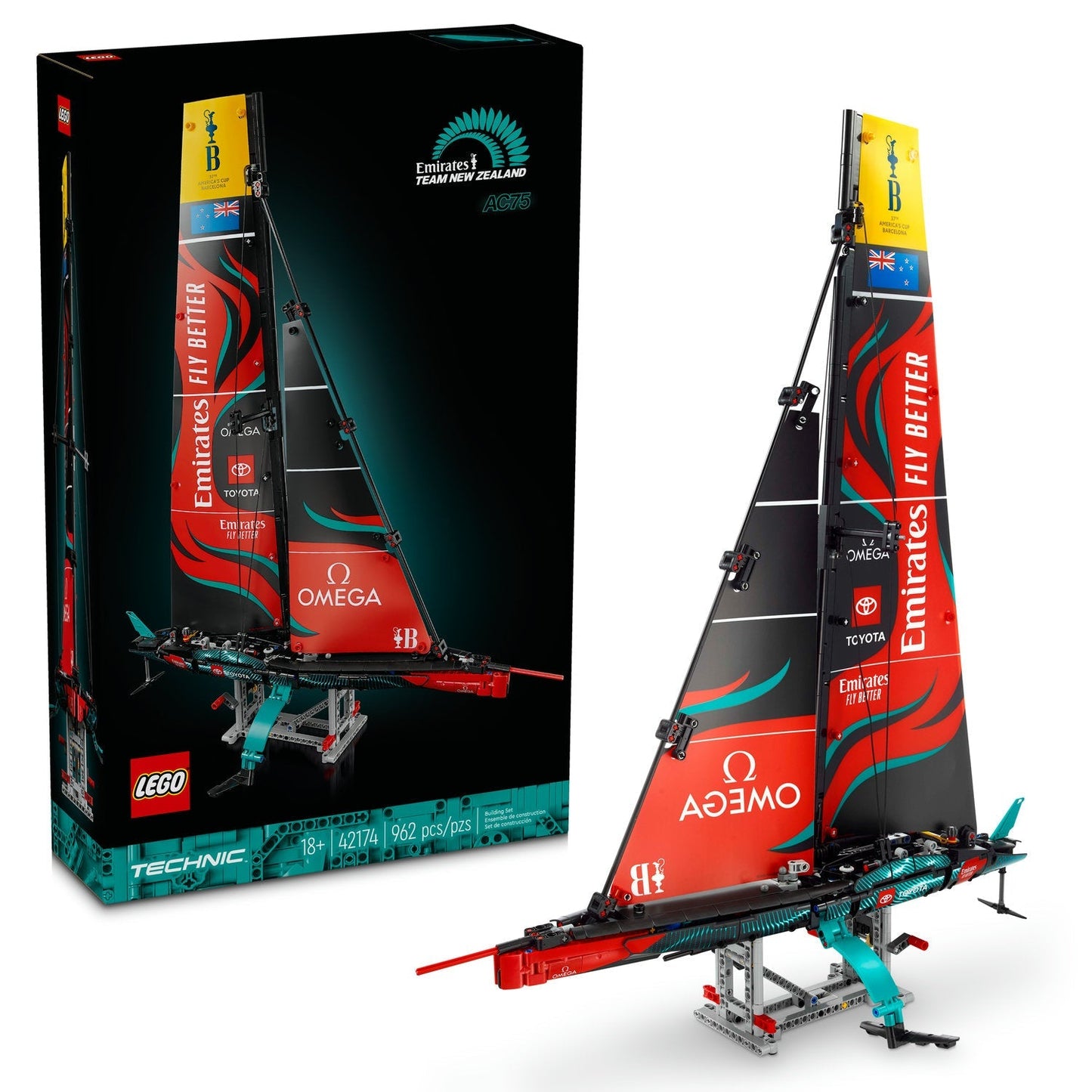 LEGO Emirates Team New Zealand AC75 Yacht