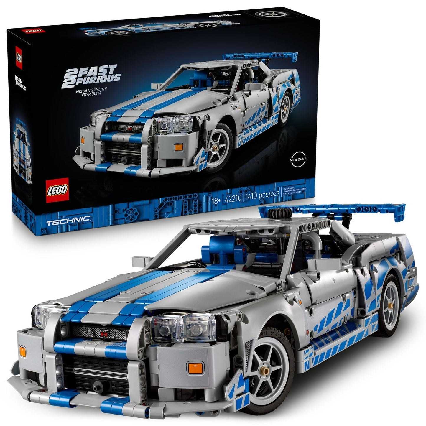 LEGO® Technic: 2 Fast 2 Furious Nissan Skyline GT-R (R34) Car