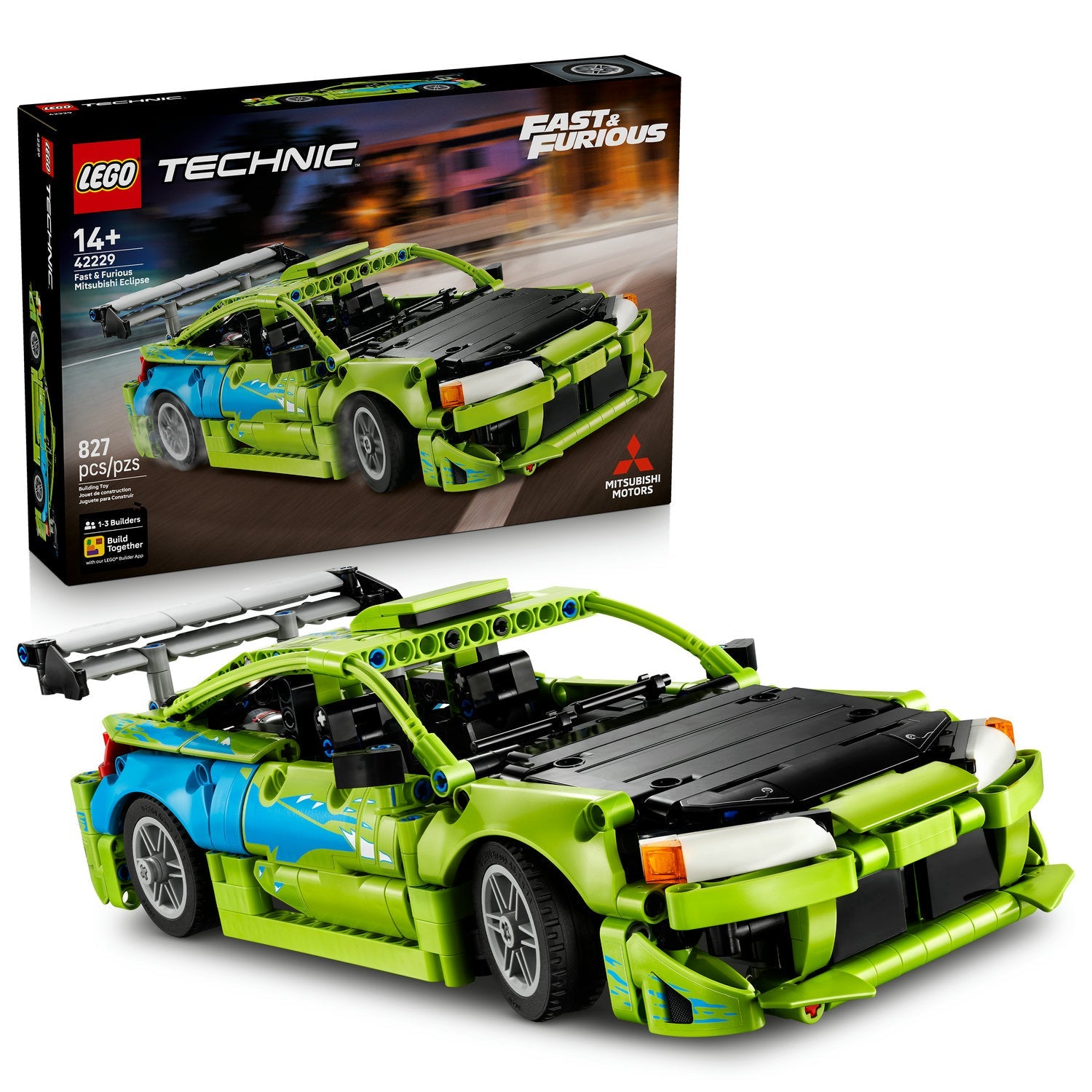 LEGO® Technic: Fast and Furious Mitsubishi Eclipse Car 42229