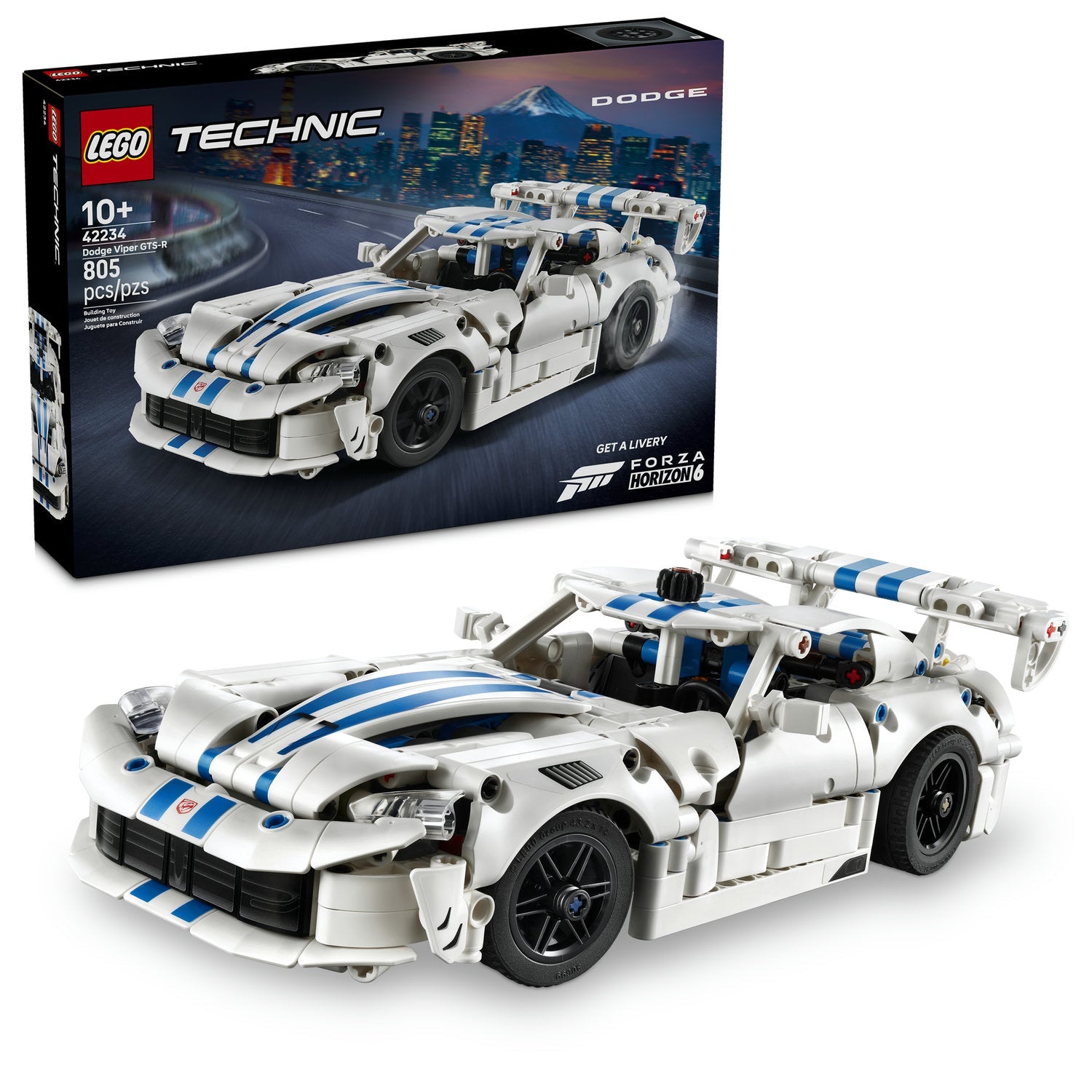 LEGO® Technic: Dodge Viper GTS-R Sports Car 42234
