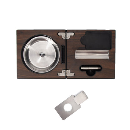 The Carter Walnut Cigar Accessories Box