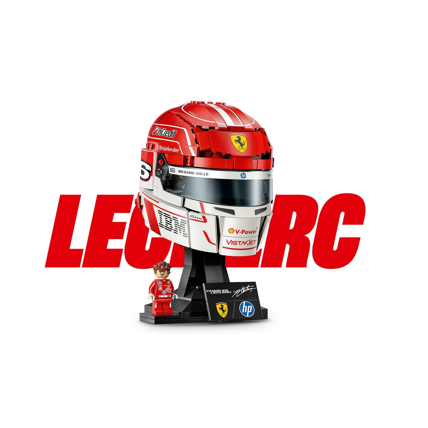 LEGO® Editions Formula 1: Scuderia Ferrari HP Charles Leclerc Helmet