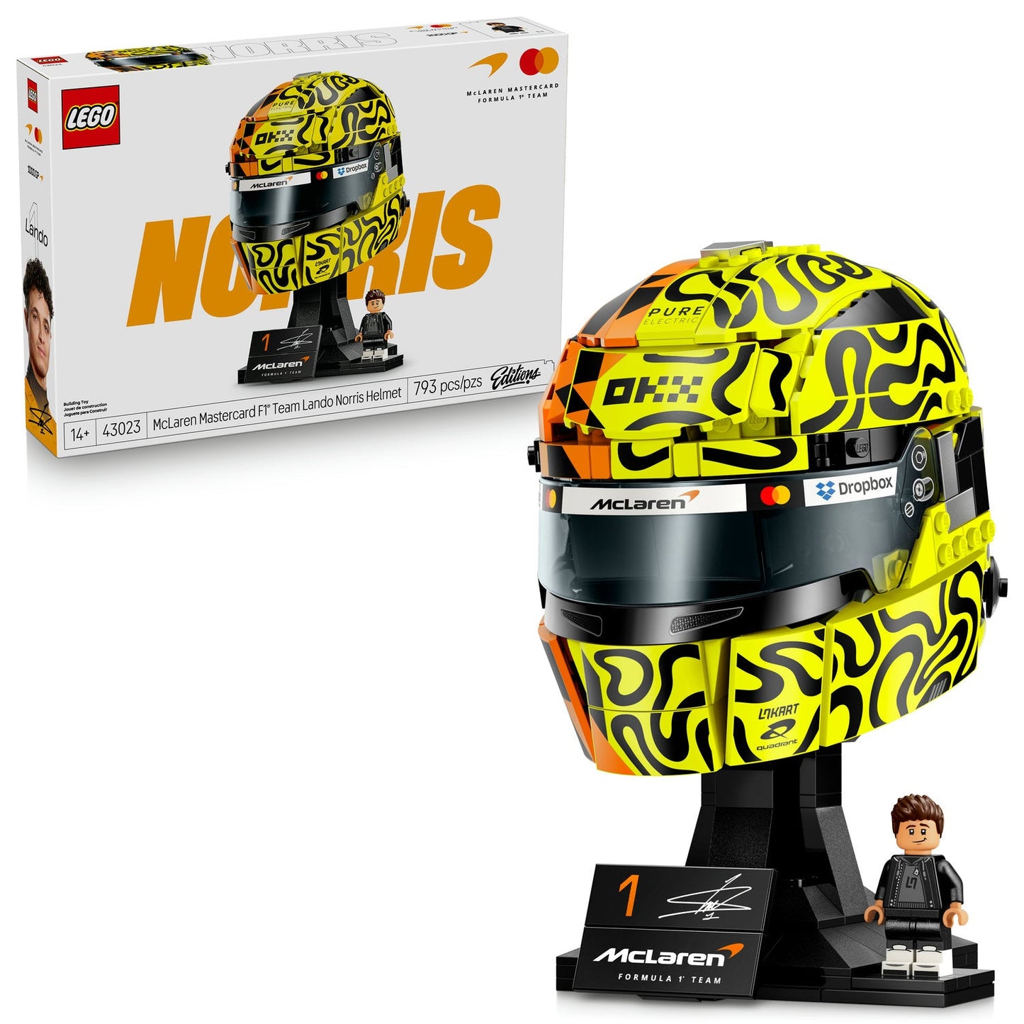 LEGO® Editions Formula 1: McLaren Mastercard F1® Team Lando Norris Helmet