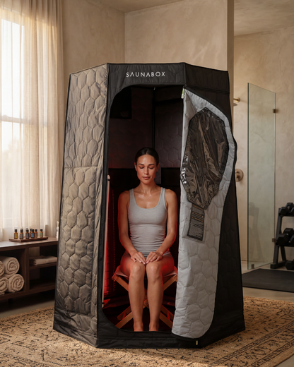 SaunaBox Pulse PRO Infrared Sauna with Red-light Therapy
