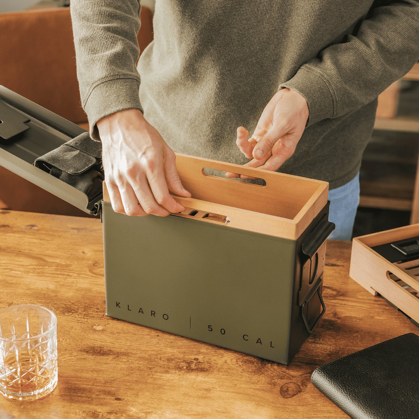 50 Caliber Ammo Can Humidor