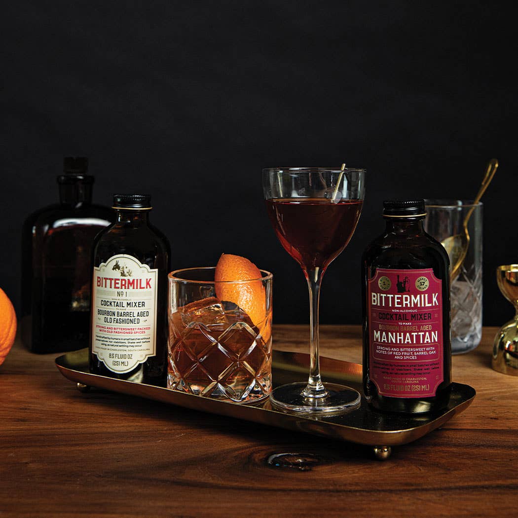 Bittermilk Bourbon Barrel Aged Manhattan Cocktail Mixer