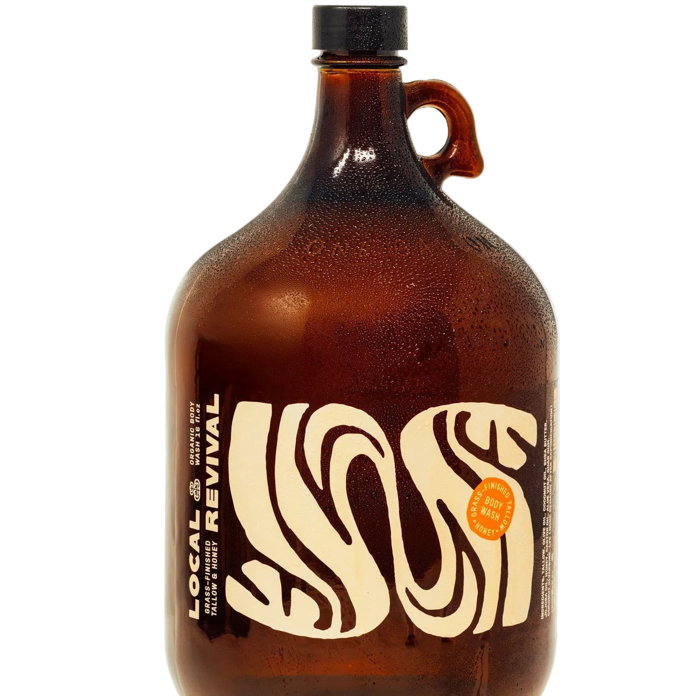 Local Revival Tallow & Honey Body Wash - Gallon Refill Growler (Glass)