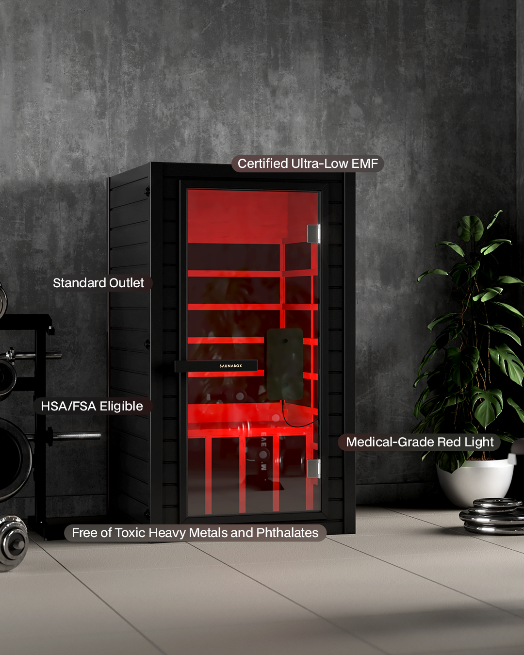SaunaBox Solara Full Spectrum Infrared Sauna