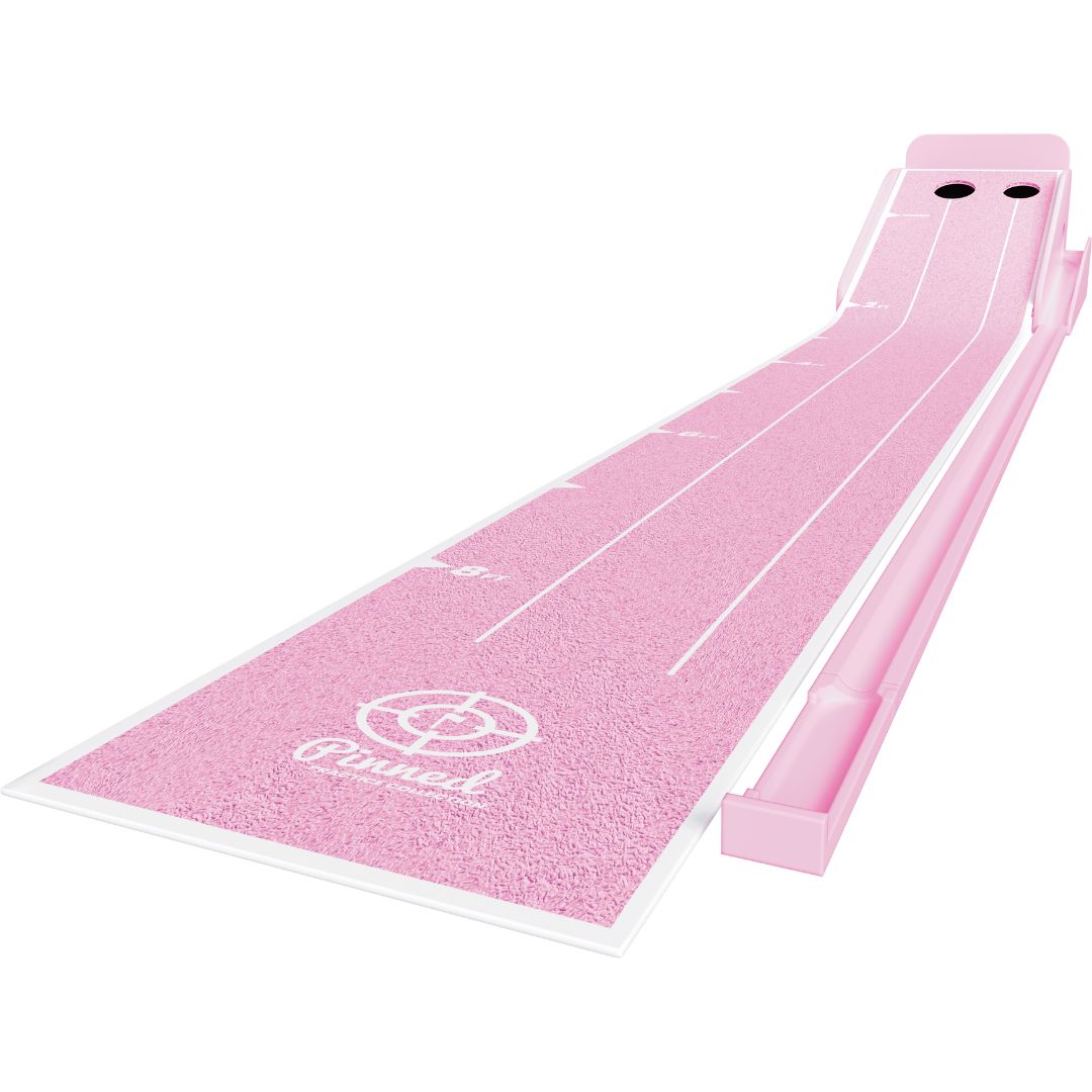 Pinned Golf The Roller Putting Mat Pink