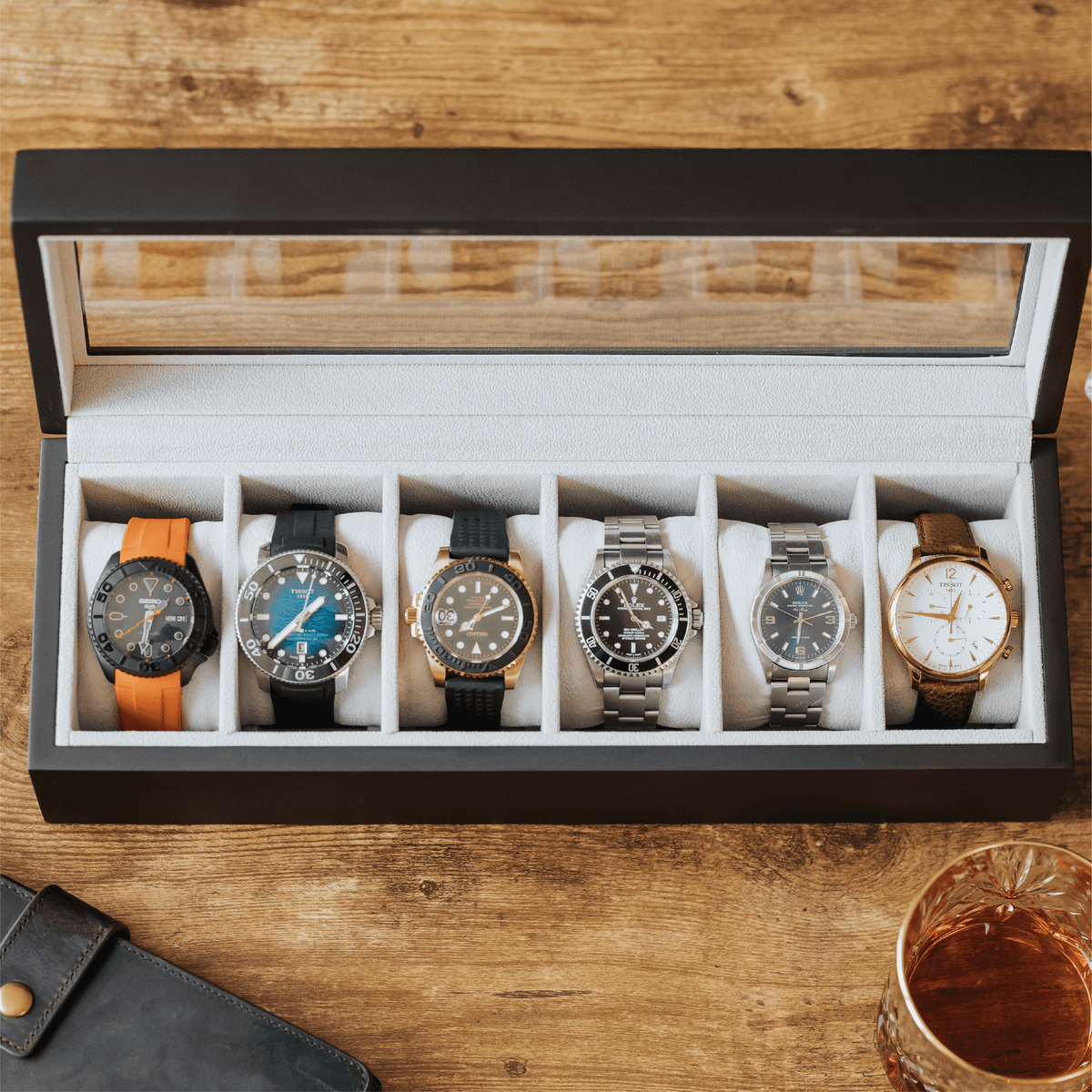 Solid Wood Watch Box | Uncrate Supply
