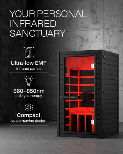 SaunaBox Solara Full Spectrum Infrared Sauna