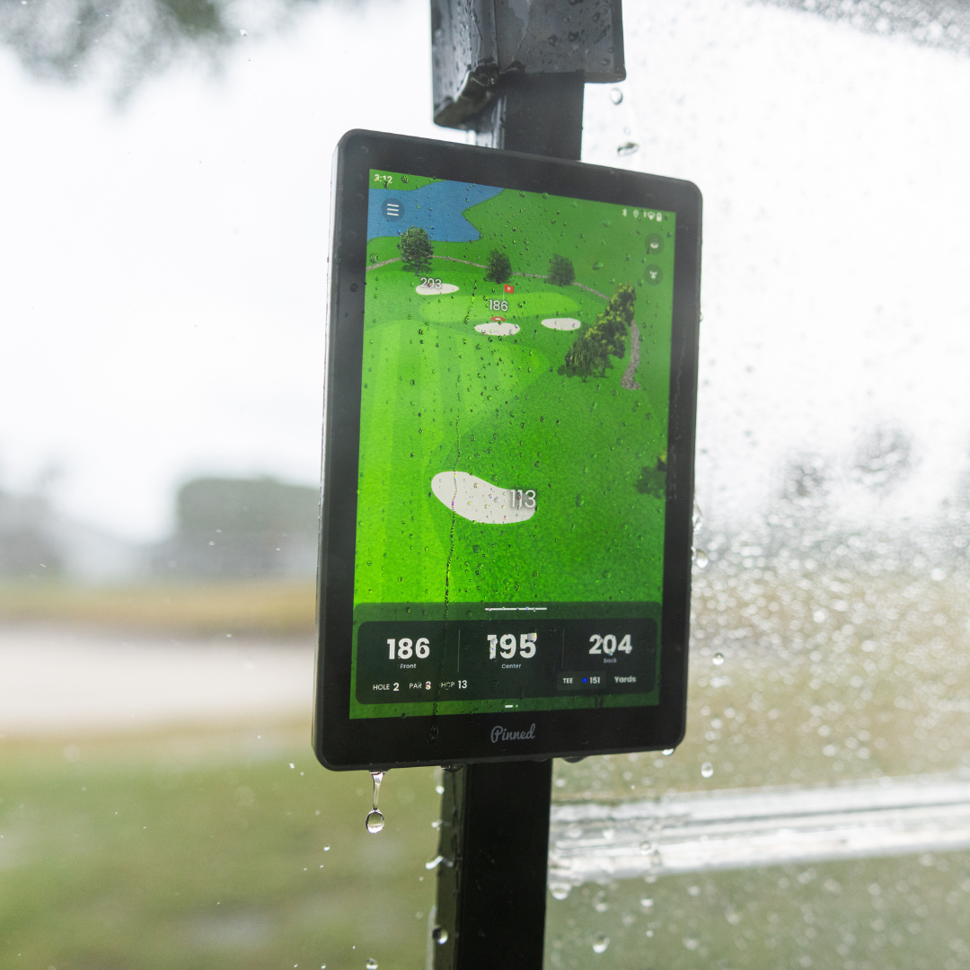 Pinned Golf The Caddie GPS Tablet