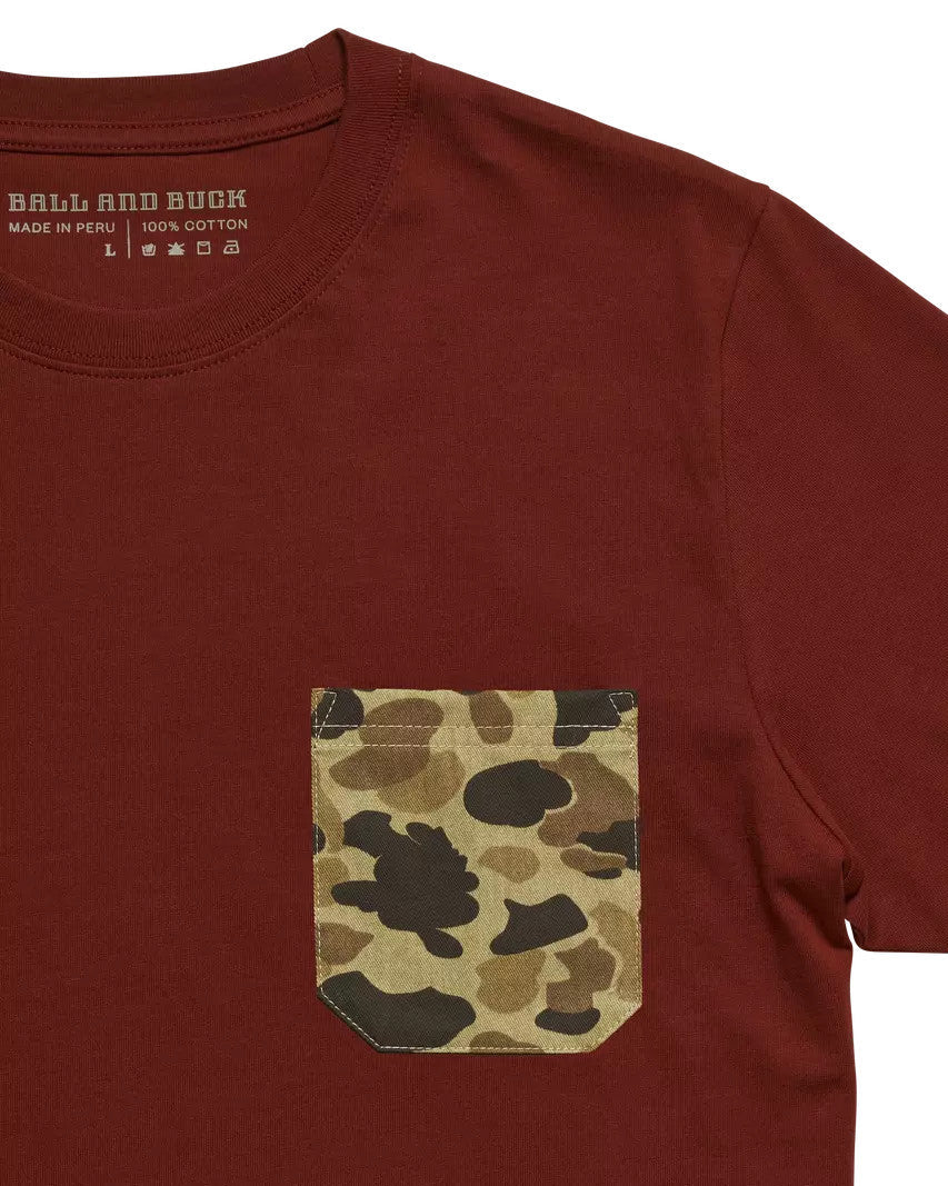 Ball and Buck Pocket Tee