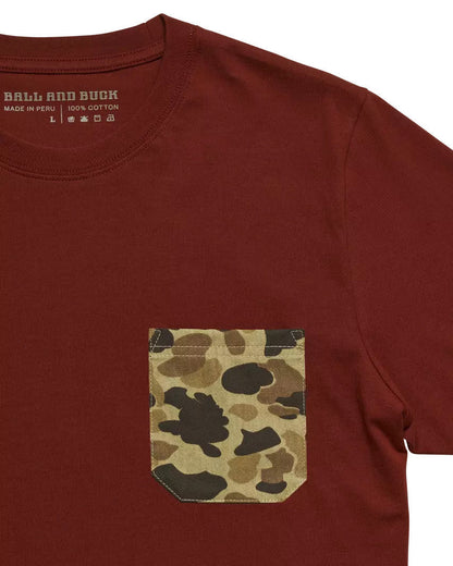 Ball and Buck Pocket Tee
