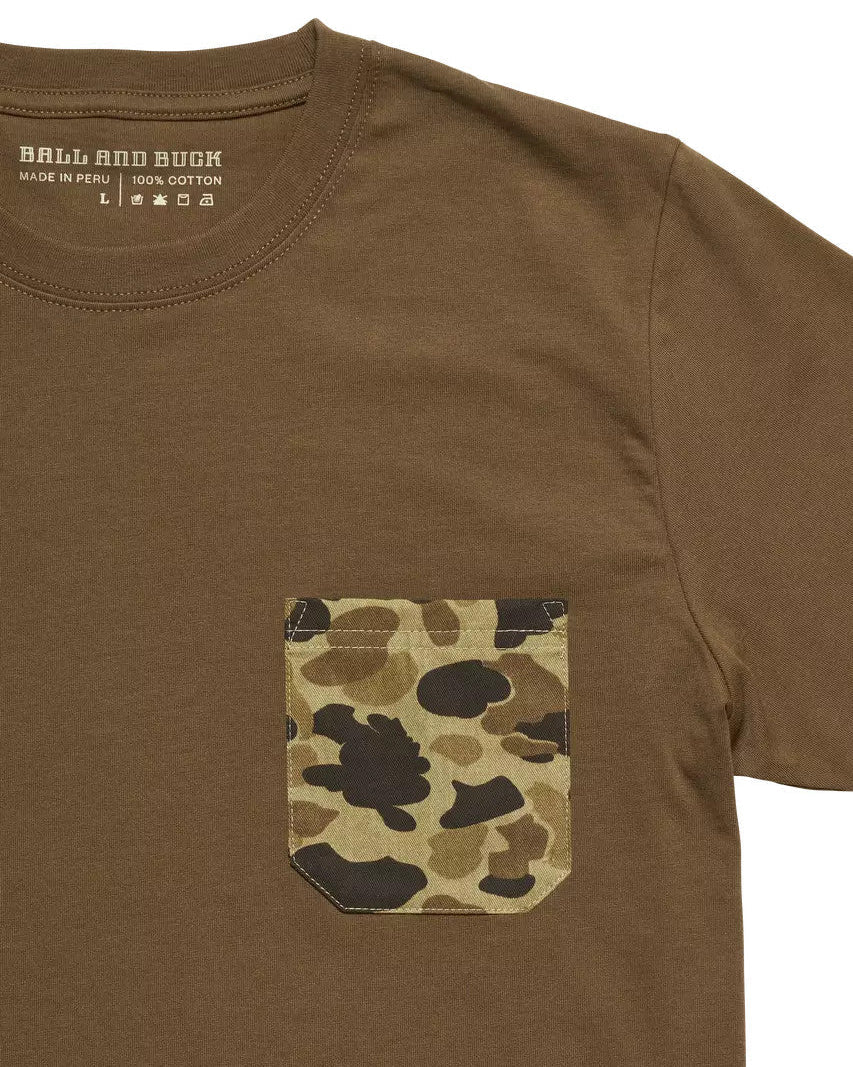 Ball and Buck Pocket Tee