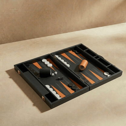 Leather Backgammon Set