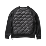 Holden Down Crew Hybrid Sweater - BLACK