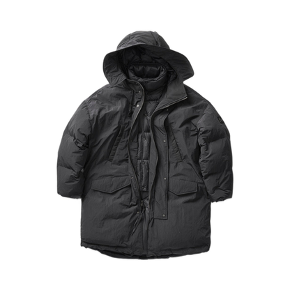 Holden Long Down Puffer BLACK