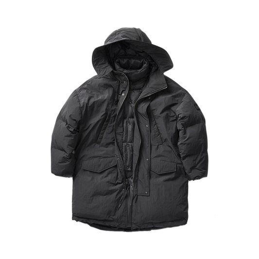 Holden Long Down Puffer BLACK
