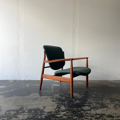 Finn Juhl Model 136 Lounge Chair for France & Son Circa 1950's