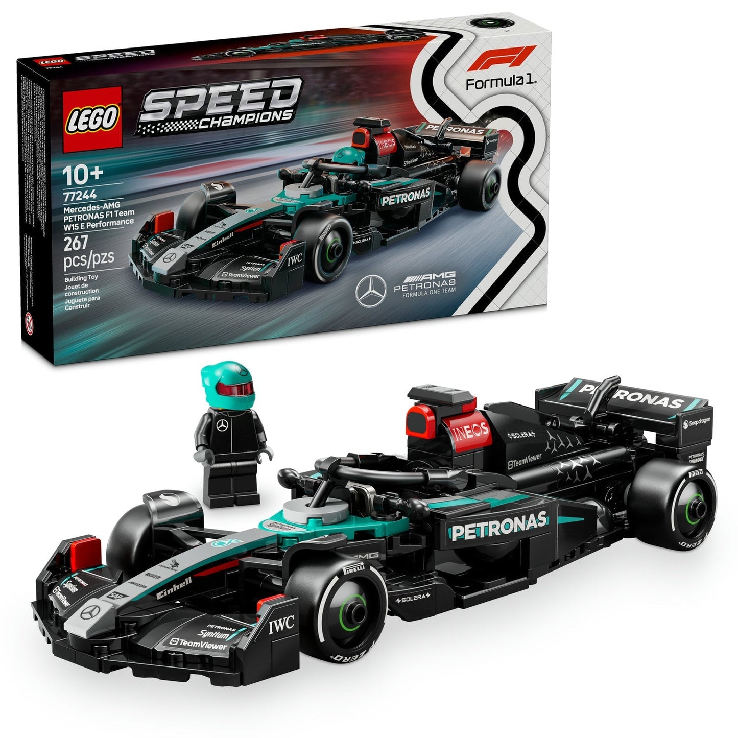 LEGO Speed Champions: Mercedes-AMG F1 W15 Race Car 77244
