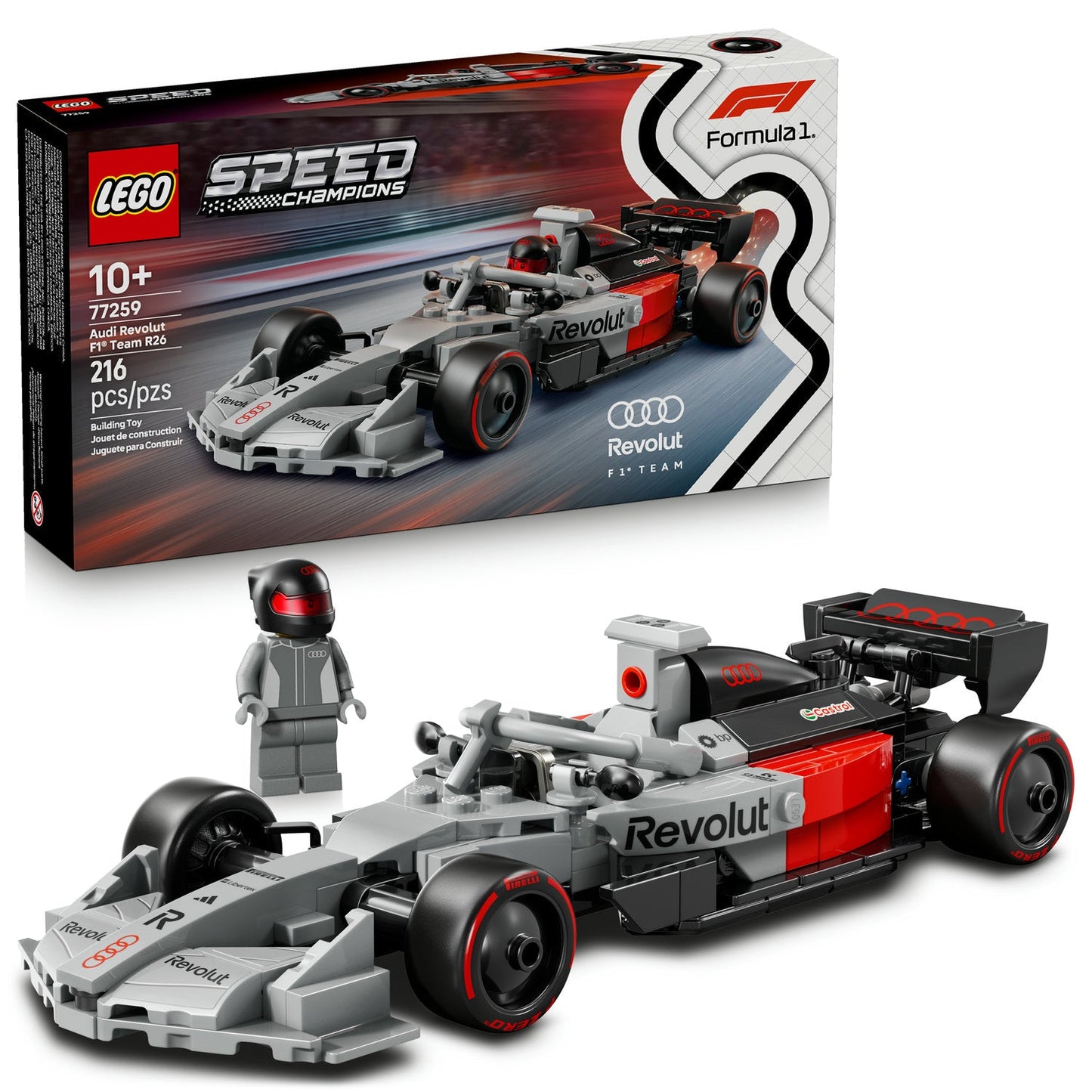 LEGO® Speed Champions: Audi Revolut F1® Team R26 Race Car