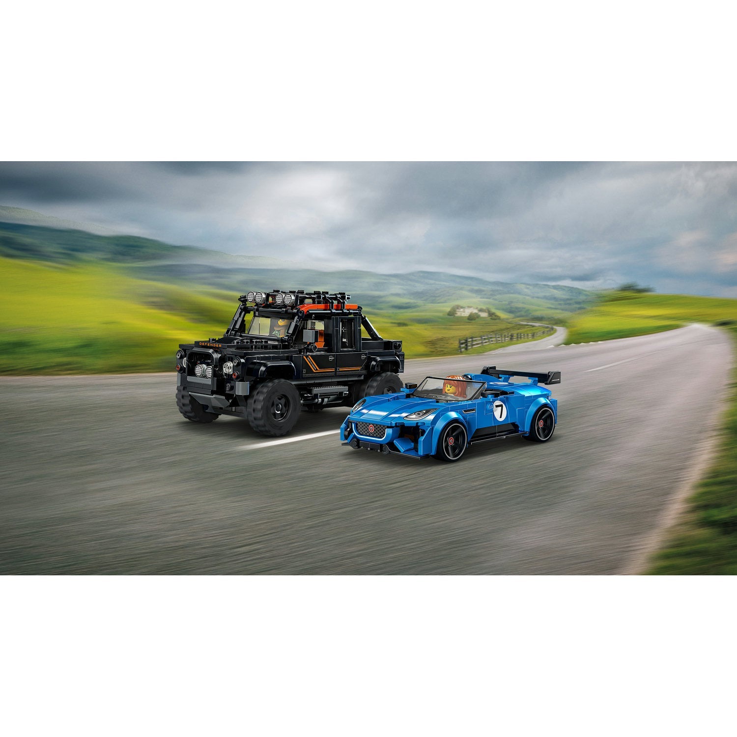 LEGO® Speed Champions: Jaguar Project 7 & Land Rover Defender 77264